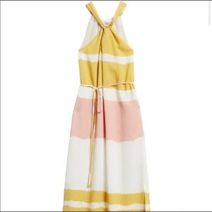 Banana Republic Petite Twisted Halter Dress